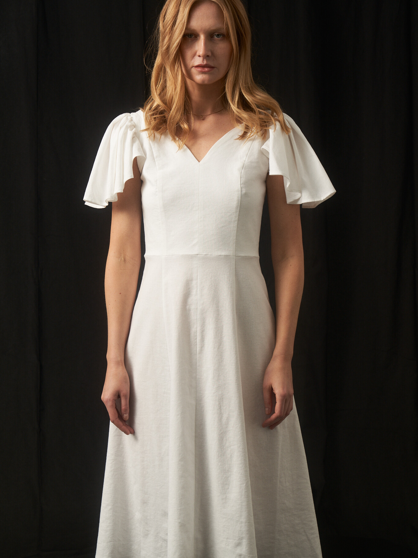 sukienka ręcznie robione biała